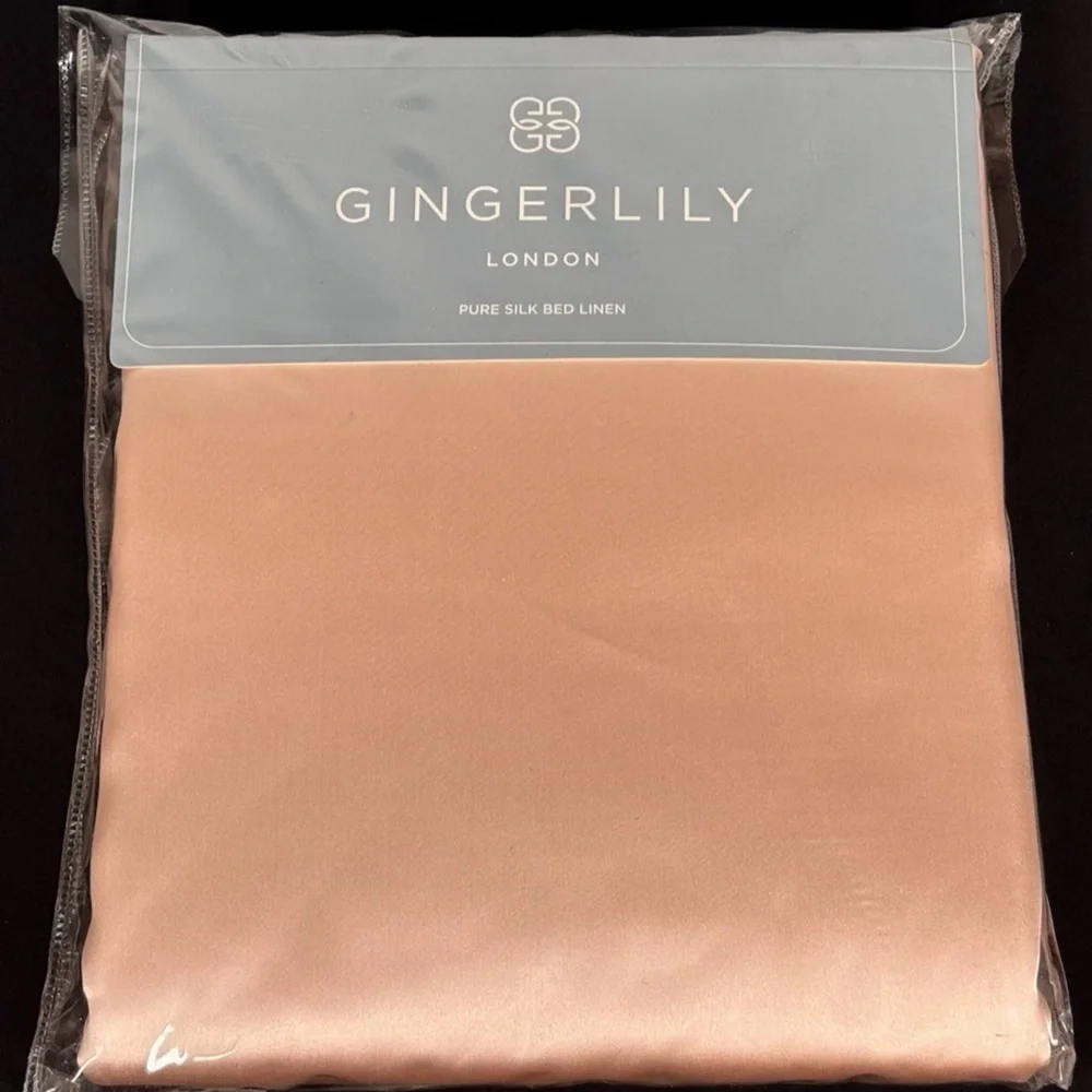 Gingerlily London King Mulberry Silk Duvet Cover Pure Silk Rose Pink 100% Luxury